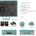 thumbnail image 4 of Maleta portátil Record Player Retrolife de 3 velocidades con Bluetooth, 4 of 7