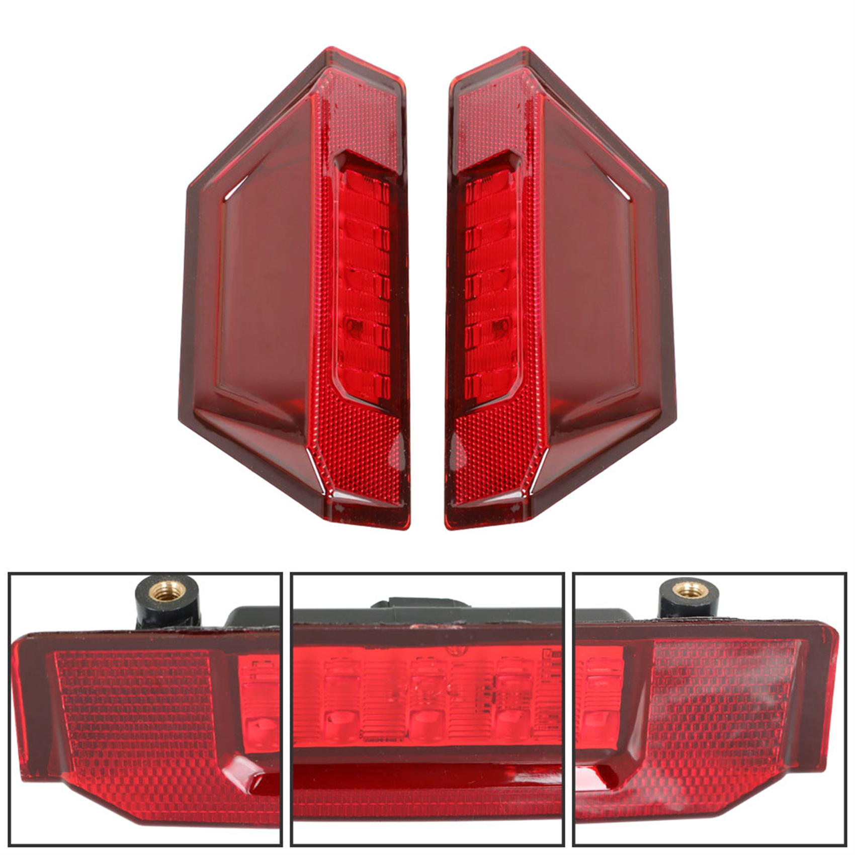 LABLT 2 PCS 2412774 Smoked Led Tail Lights Replacement for 20132020