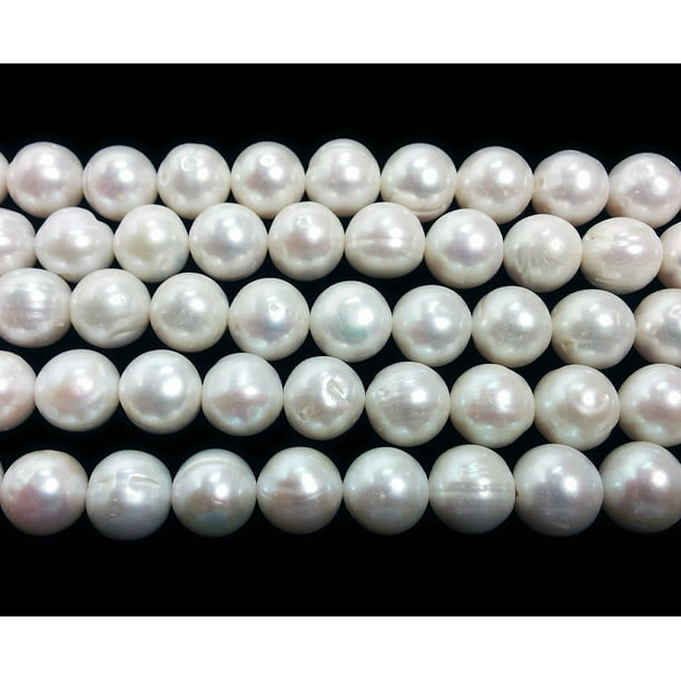 ødemark Nysgerrighed Betydning 10 - 11mm Natural White Potato Pearls Genuine Gemstone Natural Jewelry  Making - Walmart.com