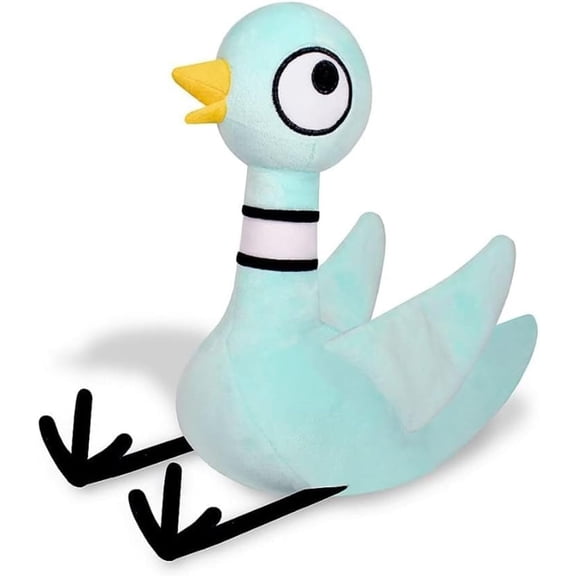 Don't Let The Pigeon Drive The Bus 12'' Pigeon Plush Toy Soft Stuffed Bird Stuffed Animal Toy for Kids Boys Girls Gifts, Home Decor Plushies