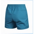 thumbnail image 4 of NIEWTR Men's Workout Gym Shorts 7-inch Inseam Lightweight Running Athletic Casual Training Shorts(Blue,M), 4 of 5