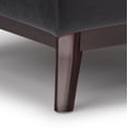 thumbnail image 3 of Simpli Home Owen 34 inch Wide Mid-Century Modern Tray Top Small Coffee Table Storage Ottoman in Distressed Black Vegan Leather, 3 of 10