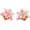 Pink, variant on Colorful Orchid Flower Stud Earrings for Women Exaggerated Big Flower Floral Earrings Vibrant Orange Orchid Flowers Earring Boho Floral Earring Trendy Statement Jewelry