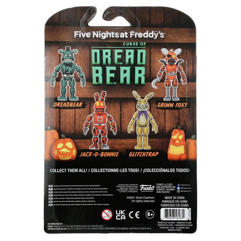 Funko Action Figure: Five Nights at Freddy's (FNAF) Dreadbear - Grim Foxy -  Collectible - Gift Idea - Official Merchandise - for Boys, Girls, Kids 