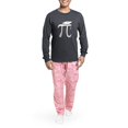 thumbnail image 5 of CafePress - Math Pi Graduate - Men's Long Sleeve Charcoal Pajama Set, 5 of 7