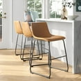 thumbnail image 3 of Landon Stool Tan 26" in Set of 4 - Replica, 3 of 5