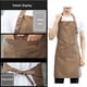thumbnail image 5 of Delantal de cocina de algodón Bolsillo de la casa para hornear Babero de cocina Cocina Cocina Chef Babero Accesorio de cocina Advancent HA002204-03, 5 of 7