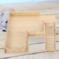 thumbnail image 4 of TABLZONE Wooden Ladder And Platform For Small Pets In Khaki 1Pack, 4 of 8