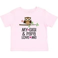 thumbnail image 3 of Inktastic My Gigi and Papa Love Me Granddaughter Girls Baby T-Shirt, 3 of 5
