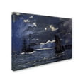 thumbnail image 2 of Trademark Fine Art 'Shipping By Moonlight' Canvas Art by Monet, 2 of 3