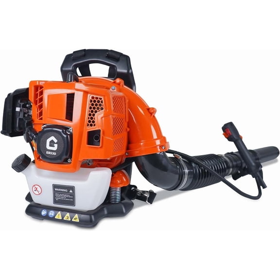 52-cc 2-Cycle 780-CFM 270-MPH Gas Backpack Leaf Blower Orange