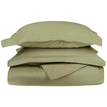 Superior 1200 Thread Count Single-Ply Egyptian Cotton Solid Duvet Cover Set