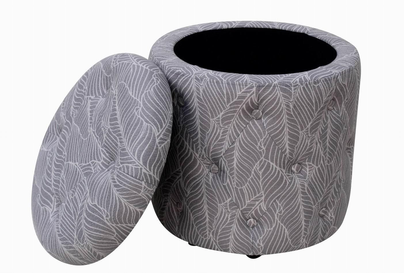 Hometrends Tufted Storage Ottoman