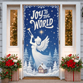 thumbnail image 5 of Angel Design Christmas Banner Holiday Decoration Festive Theme for Christmas Party Winter Celebration Home Decor, 5 of 9