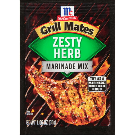 McCormick Grill Mates Marinade Mix - Zesty Herb, 1.06 oz
