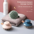 thumbnail image 2 of Shampoo Scalp Head Shower Scrubber Massage Massager Brush Hair Clean Scrub E2S4, 2 of 9