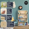 thumbnail image 2 of RRI Goods 2-Shelf Kids Bookshelf & Toy Storage Organizer, 3-Section Montessori Shelves, 2 of 6