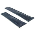 thumbnail image 2 of 19MM LEATHER WATCH BAND STRAP FOR TAG HEUER CARRERA MONACO WATCH TWIN TIME BLUE, 2 of 2
