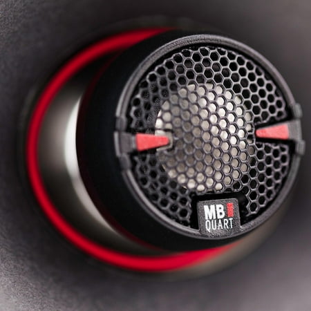 MB Quart - REFERENCE 6-1/2" 2-Way Car Speakers with Craft Pulp Cones (Pair) - Black