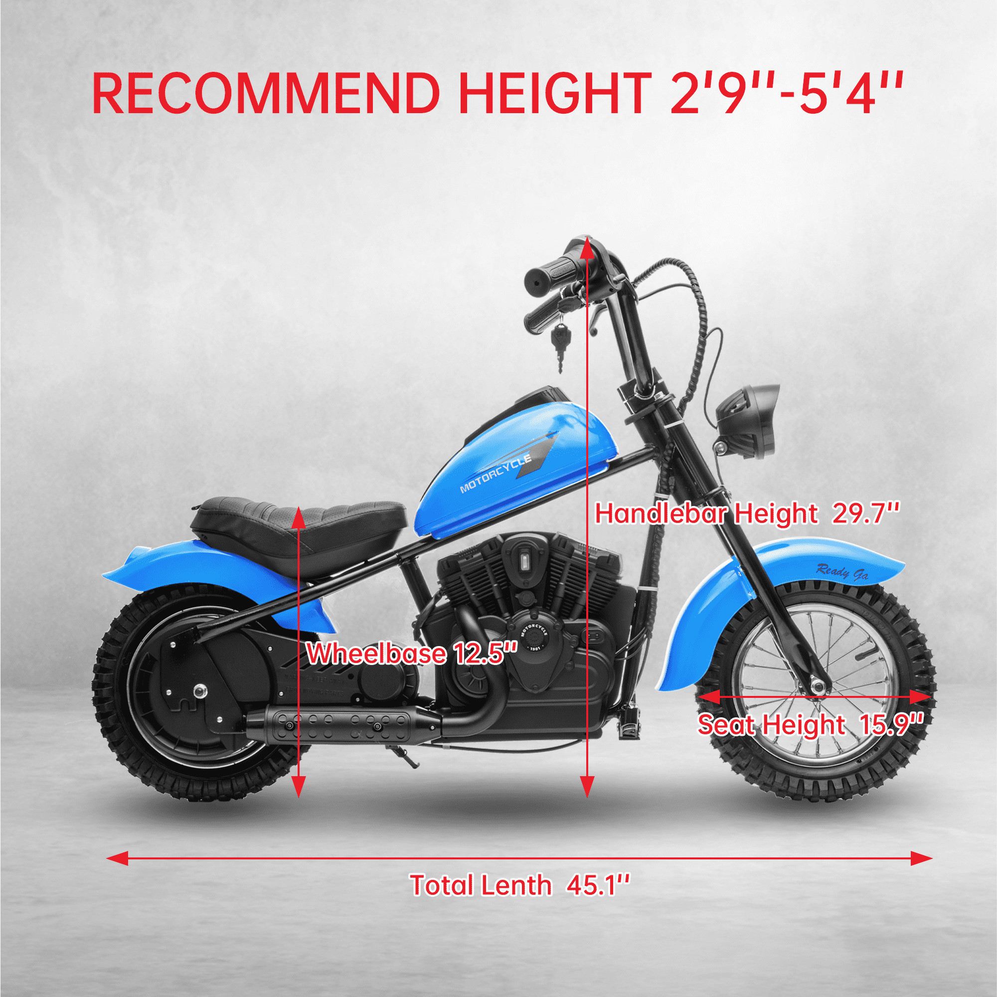 Towallmark 24V Kids Electric Dirt Bike, 14 MPH Chain Driven Motor, 150LB Weight Capacity, 12" Air-Filled Tires, Handbrake & Shock Absorbers, for Boys & Girls​，Black