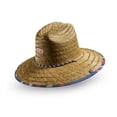 thumbnail image 3 of Sombrero de Paja para Hombres y Mujeres | Sombrero de salvavidas, sombrero de playa y sombrero de sol | Ala ancha UPF 50+ para protección solar | Talla única | Cicuta, 3 of 5