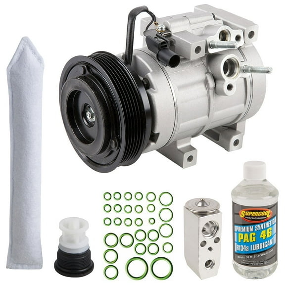 For Kia Sorento 2007 2008 2009 AC Compressor w/ A/C Repair Kit - BuyAutoParts