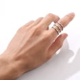 thumbnail image 2 of Clearance Rings for Women Stainless Steel 1mm Rings Simple Ring for Men Wedding Band Couples Birthday Valentine's Day Jewelry, Size 4-10, 2 of 5