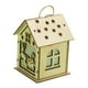thumbnail image 2 of Adorno navideño colgante decorativo con luz nocturna de casa de madera en miniatura que EstiloE perfecl Casa de madera, 2 of 8