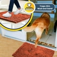 thumbnail image 2 of Muddy Mat® | Super Absorbent Door Mat Indoor, Microfiber Quick Dry Chenille Entryway Rug, Non-Slip Front Door Mat, Indoor Mats for Entryway, Machine Washable Pet Rug, Orange 28"x18", 2 of 7