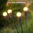 thumbnail image 6 of 2 Pack Solar Garden Lights, JVMU 8 LED Waterproof Wind Dancing Swaying Bulbs, Outdoor Garden Warm White Lamp, 6 of 7