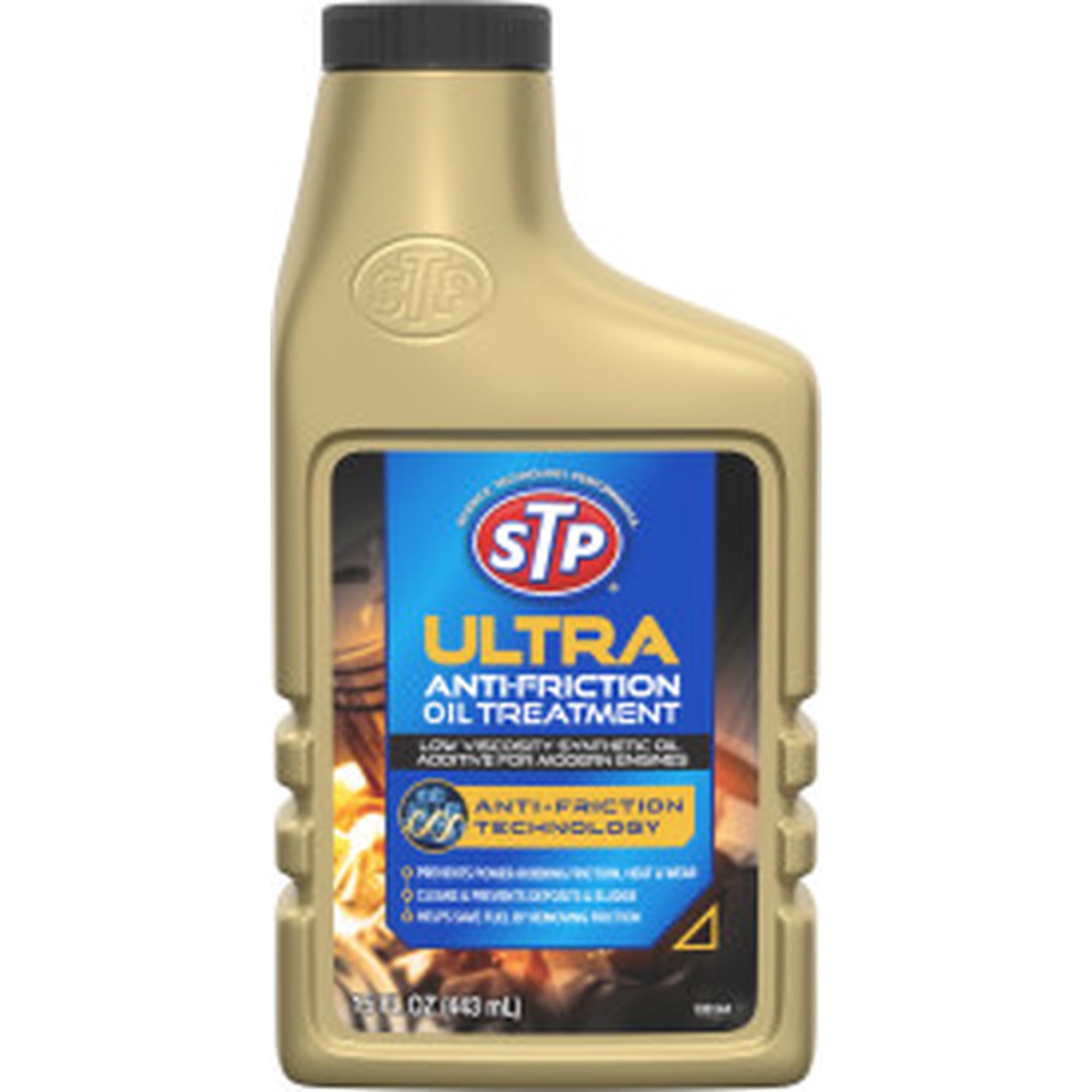 STP Ultra Anti-Friction Engine Oil Additive Treatment for Improved Performance, 15 oz