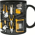 thumbnail image 6 of Toolbox Coffee Mug-11 Oz Funny Ceramic Cup With Tool Box Design Creativity Auto Mechanical Set Tea Mug Car Pattern Cup for Men Dad Husband Handyman Mechanic, 6 of 9