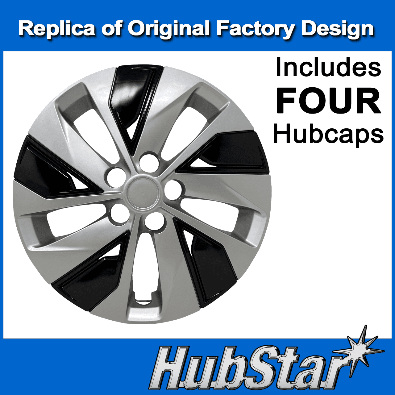Premium Replica Hubcap Set for Nissan Altima 2019-2023 - Replacement 16-inch Wheel Covers