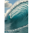 thumbnail image 4 of Stunning Ocean Wave Background Backdrop Banner Party Decorations for Beach Themed Parties Photo Shoots Coastal Events Summer Gatherings, 4 of 8