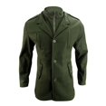 thumbnail image 3 of KKBOTIVE Trench Coat for Mens Fall Winter Overcoat Casual Outerwear Jacket for Daily Wear Men's Fashion Green Size: L, 3 of 4
