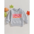 thumbnail image 2 of Wassery Toddler Halloween Clothes for Boys Girls Infant Baby Autumn Winter Sweatshirts Long Sleeve Round Neck Letter Print Pullovers Tops Halloween Clothing 0-4Y, 2 of 8