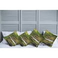 thumbnail image 6 of Ambesonne Nature Throw Pillow Cover 4 Pack, Majestic Waterfall River, 20", Green Brown White, 6 of 6