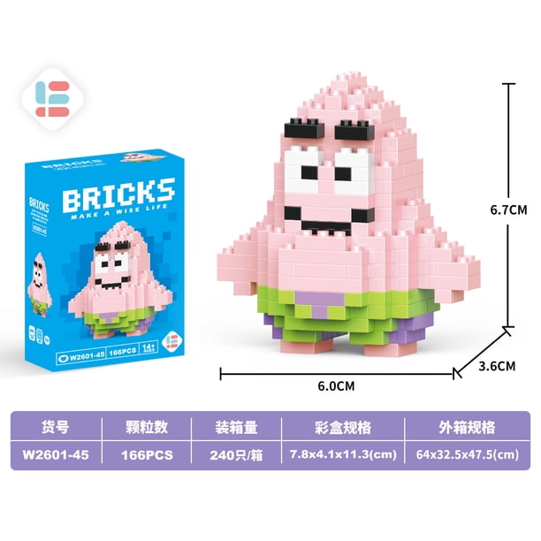 Juguetes De Bloques De Construcción De Dibujos Animados Lindos 3D , Regalos De La Serie De Niñas Gao Jiahui unisex