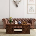 thumbnail image 5 of DeeHome Bridgevine Home Farmhouse 48 inch Coffee Table, No Assembly Required, Aged Whiskey Finish, 5 of 9