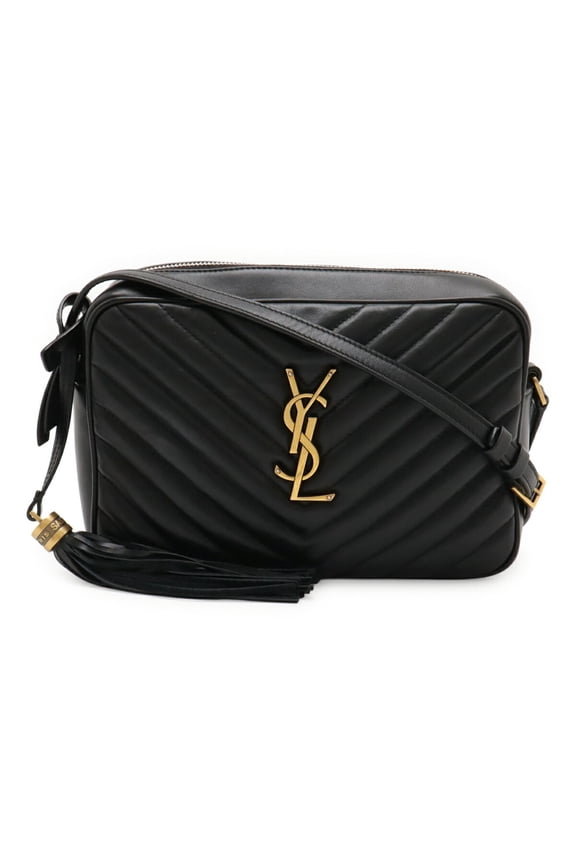 Pre-Owned Yves Saint Laurent SAINT LAURENT PARIS YSL Lou Camera Bag Shoulder in Black... (Good)