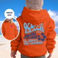 thumbnail image 2 of MIASHUI Palm Puff Hoodie Preppy Letter Print Hoodie Oversized Hoodies for Teen Girls Graphic Clothes,Orange,4-5 Years, 2 of 6