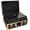 Golden, variant on Makuep Case, See-Through 6 Trays Makeup Box Travel Case Professional Storage for Makeup Artist, Tech, Hairstylists Salon Barber Case