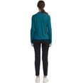 thumbnail image 6 of MoFiz Womens Full Zip Running Jacket UPF 50+ Sun Protection Long Sleeve Sports Shirts Sea blue S-XL, 6 of 9