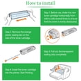 thumbnail image 6 of GREENCYCLE 6 Pack Compatible for 15A C7115A 13A Q2613A Black Toner Cartridge Replacement with Laser Jet 1200 1220 1300 1150 3300 3310 3320 3330 3380 Printer, 6 of 8