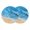 Blue, variant on Navy Blue Coastal Beach Round 13 Inch Placemats Set of 4, Summer Nautical Ocean Beige Seaside HeatResistant Non Slip Place Mats for Dining Table, Wipeable Braided Kitchen Table Mats for Housewarming