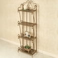 thumbnail image 2 of Mazie Paisley Etagere Antique Gold Antique Gold, 2 of 5