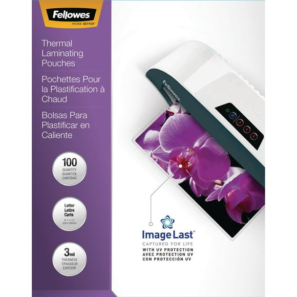 Thermal Laminating Pouches - ImageLast™, Jam Free, Letter, 3 mil, 100 pack