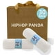 thumbnail image 1 of Toallitas para bebés HIPHOP PANDA paquete de 30, 25x25 cm, suaves de bambú, 1 of 6