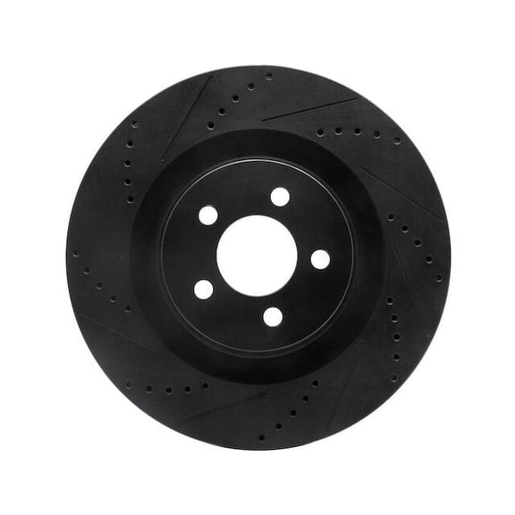Front Left Brake Rotor - Compatible with 2008 - 2018, 2020 - 2022 Dodge Challenger 2009 2010 2011 2012 2013 2014 2015 2016 2017 2021