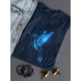 thumbnail image 3 of Neon Colibri Shaped T-Shirt Women -Image by Shutterstock, Female Small, 3 of 4